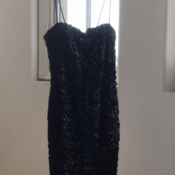 David Meister Black lace cocktail dress - Picture 6 of 8